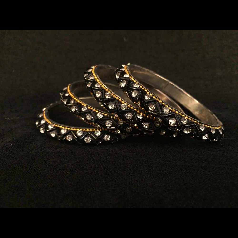 4pc Handmade artisan bangles